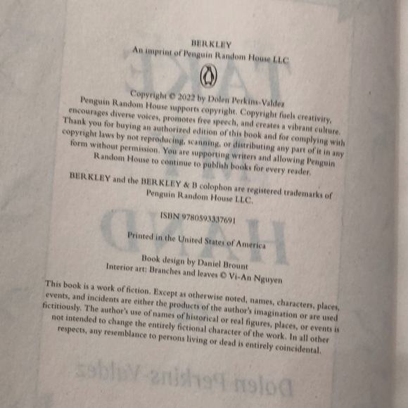 Take My Hand by Dolen Perkins-Valdez Hardcover Book BOTM - Picture 6 of 16